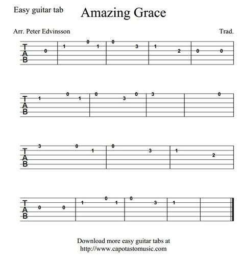 Really Easy Guitar Tabs