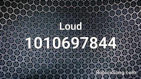 Really Loud Roblox Ids