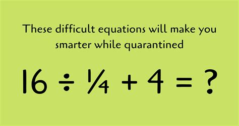 Really hard math equation. help students apply mathematical concepts to real-world scenarios. ... Solve the following equations using the order of operations. ... Hard multiplication math ... 