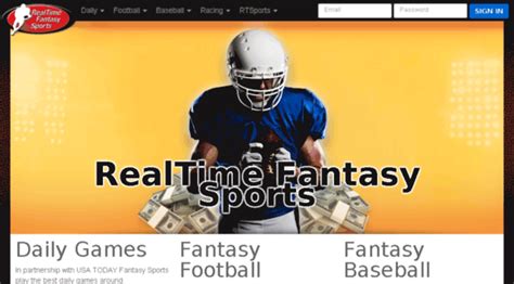 RealTime Fantasy Sports - Fantasy Football, Baseball, Basketbal