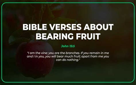 Reap Abundant Blessings: Bible Verses About Bearing Fruit