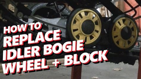 Rear idler wheel replacement.  Polaris Snowmobile Bogie Idler Wheel Bea...