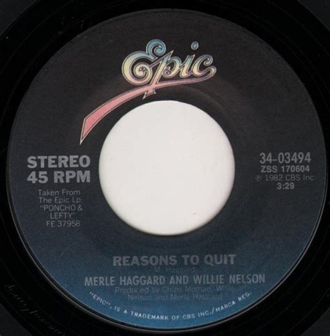 Reasons To Quit - Merle Haggard & Willie Nelson Shazam