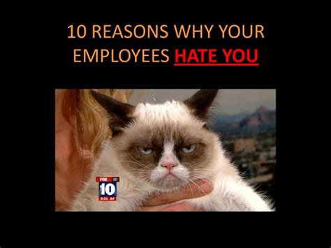 Reasons Why Your Employees Hate You - The Balance Careers