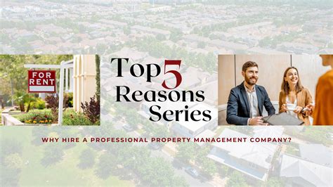 Reasons to Hire a Property Management Company - Seven Gables