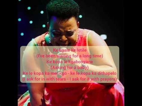 Rebecca Malope - Ntate Nkarabe (ft Tshepo Tshola) Lyrics Tranlated