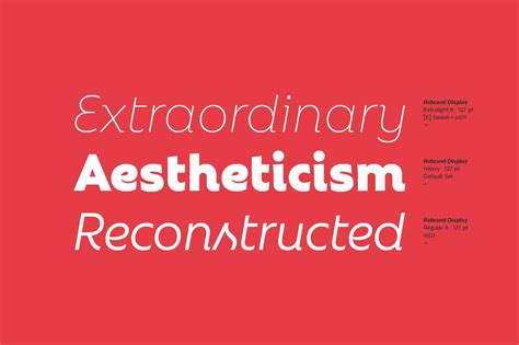 Rebrand Font Family - Free Fonts