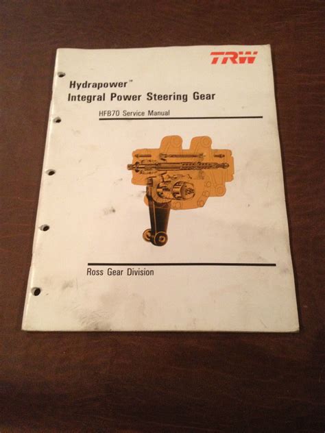 Rebuild manual for trw steering box. - Cent ans de chanson française (1905-2005).