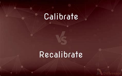 Recalibrate meaning in tagalog with example.  'Recalibrate' means to a...