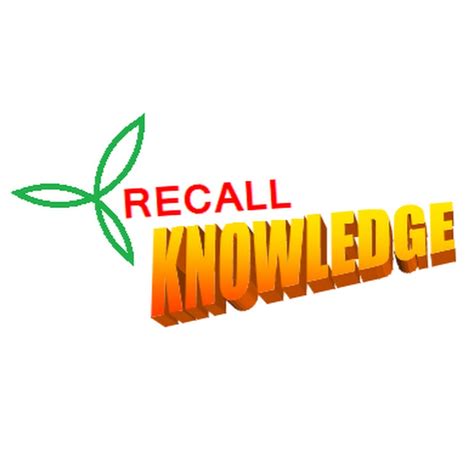 Recall knowledge. Things To Know About Recall knowledge. 