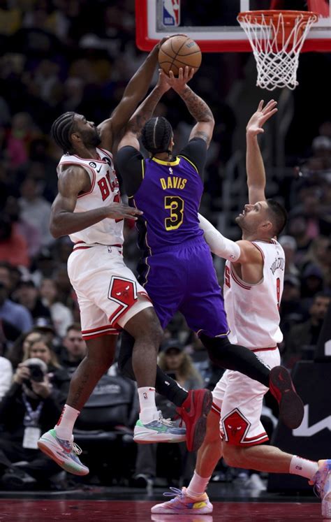 Recapping the Chicago Bulls: Slow start — and Anthony Davis’ big night — leads to a 121-110 loss to the Los Angeles Lakers