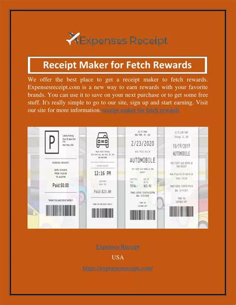 Receipt maker fetch rewards. Itemized w/ Logo. Add your custom logo. ExpressExpense Receipt Maker is a robust receipt generator that makes receipt in a variety of high quality, professional receipt templates. Customize receipts to match nearly any receipt type. Free receipt templates available. 
