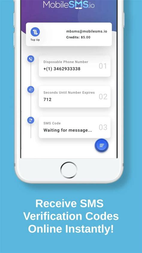 Receive Sms Online Mobile Verification Number Temp SMS.