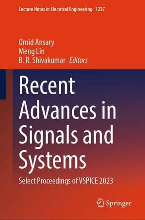 Recent Advances In Applied Signals Systems And Image Processing