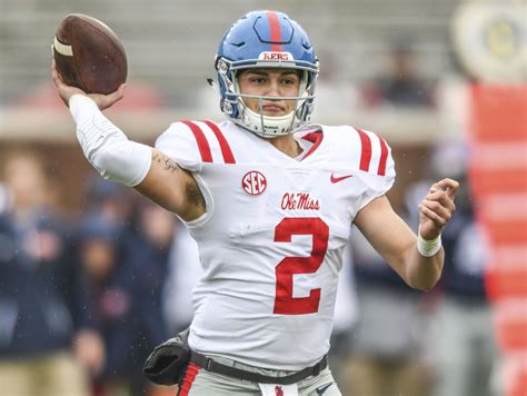 Recent ole miss quarterbacks. Ole Miss football coach Lane Kiffin went another week without naming a starting quarterback. ... Kiffin sounded positive about the performance of that duo in the Rebels' most recent scrimmage ... 