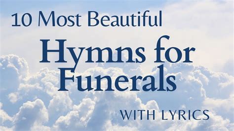 Recessional funeral.  Some of these hymns are listed below.  Dec 18, 2024 ...