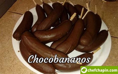 Receta para hacer chocobananos guatemaltecos Aprende …