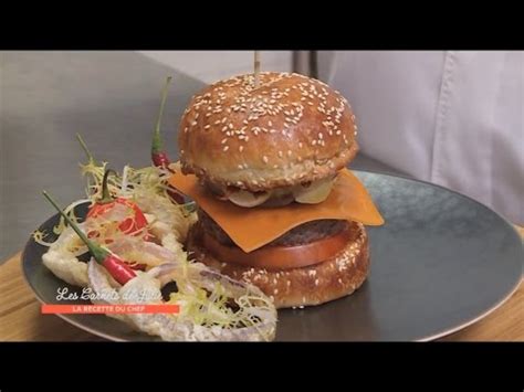 Recette : Burger de Thierry Marx - Les carnets de Julie - YouTube