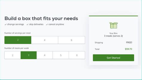 Recharge Subscriptions Build a Box (menu) Shopify