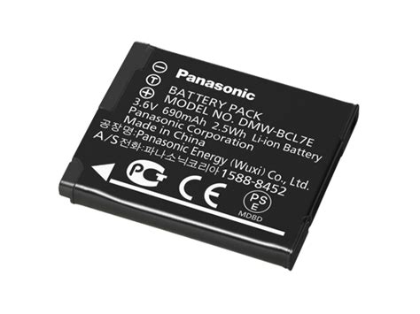 Rechargeable Battery Pack DMW-BCL7E Panasonic UK & Ireland