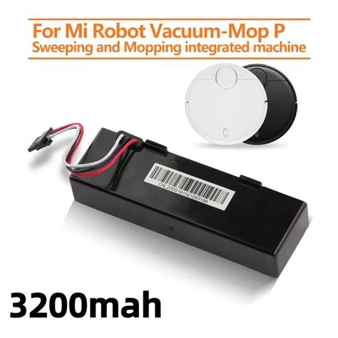 Rechargeable Battery Sweeping Mopping Robot 14.8V …