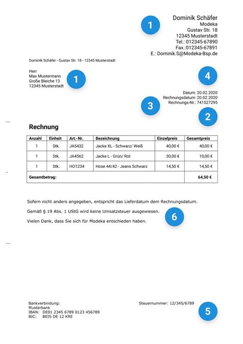 Rechnung nicht-eu-ausland ohne umsatzsteuer