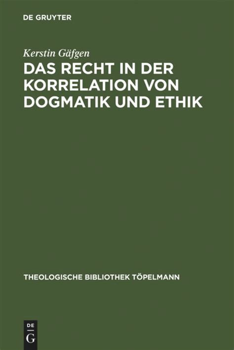 Recht in der korrelation von dogmatik und ethik. - Physics mind the gap study guide.