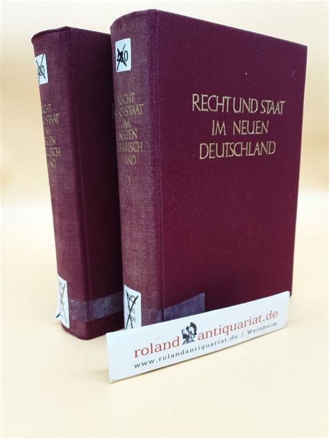 Recht und staat im neuen deutschland. - Secret agents handbook of special devices world war ii.