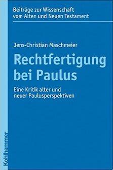 Rechtfertigung und altes testament bei paulus. - Asm-studienhandbuch prüfung cexam 4 17. ausgabe.