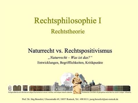 Rechtspositivismus und Naturrecht - ZUM