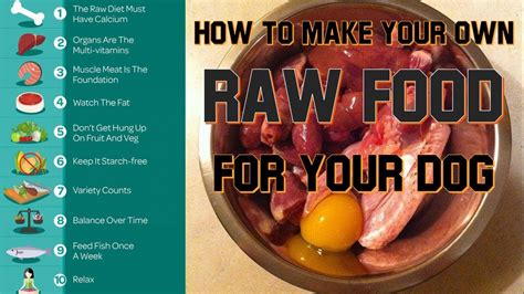 Recipe: Make your own raw diet dog food complete mix