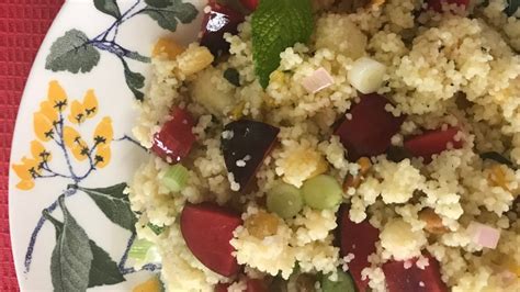 Recipe: While plums are still available, use them in this couscous salad