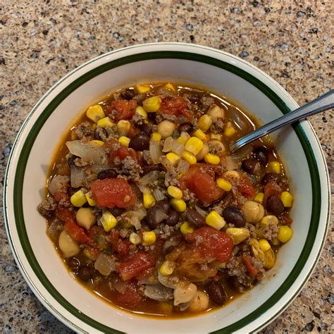 Recipe for taco soup with ranch. 