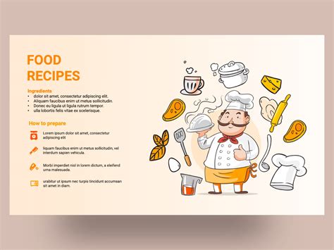 Cooking presentation template. Whether you are ready to pitch your organic food restaurant or create a book of recipes, Remy is perfect! It features many vegetables, such as, …. 