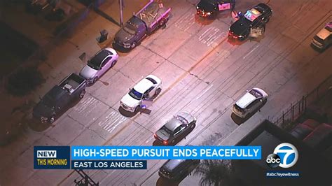 Reckless driver arrested after high-speed pursuit in Los Angeles County