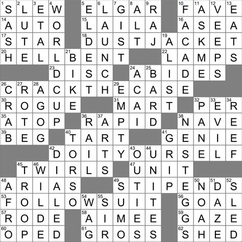 Britcom based on a "French and Saunders" sketch Crossword Clue; Recklessly committed Crossword Clue; Prince Valiant's firstborn Crossword Clue; Announcement awaited by many a student (and teacher!) Crossword Clue; Fort Collins campus Crossword Clue "Old Town Road" rapper Lil __ X Crossword Clue; 2022 …