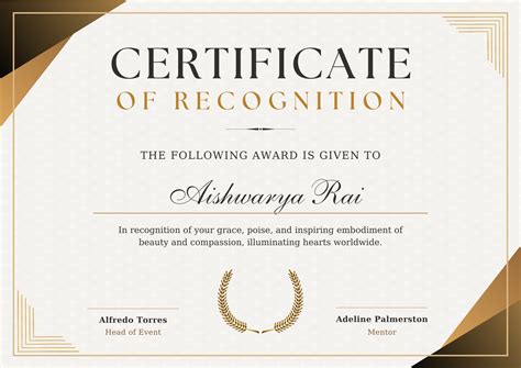 Recognition award wording examples for students.  Wording A certificate of rec...