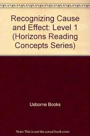 Recognizing Cause And Effect Level 1