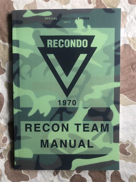 Recondo recon team manual vietnam 1970. - Malerei tempera c 1900 karoline beltinger.