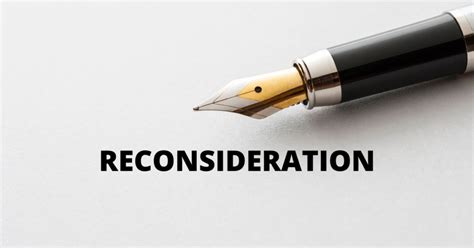 Reconsideration Vets Disability Guide