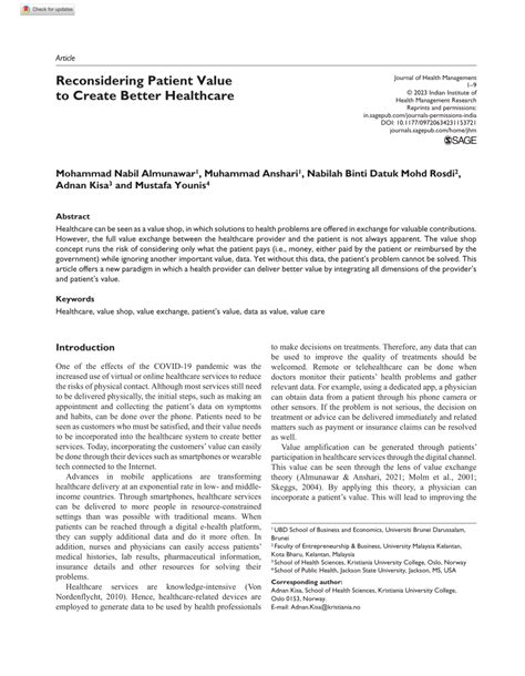 Reconsidering the outlook of continental healthcare: why committing in advancement...