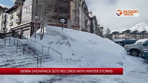 Record amount of snow recorded by UC Berkeley Sierra Snow Lab