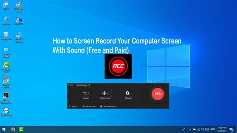 Record computer screen. This screen recorder for PC supports recording of both computer audio and microphone. Narrate while you record screen activity with music in the background. Add logo . Upload an image to be used as a watermark for the recorded videos. Set the position within selected area and opacity. ... 
