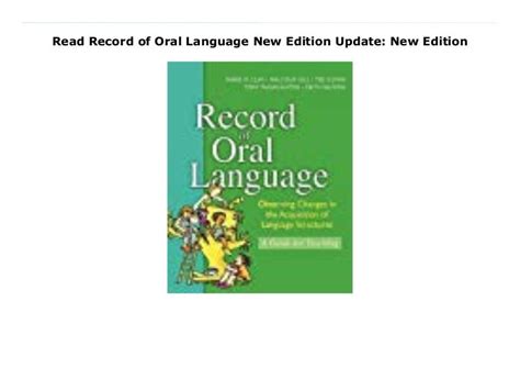 Record of oral language new edition update. - Nims benchwork level 2 preparation guide.