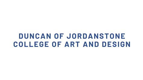 Records of Duncan of Jordanstone College of Art - Archives Hub