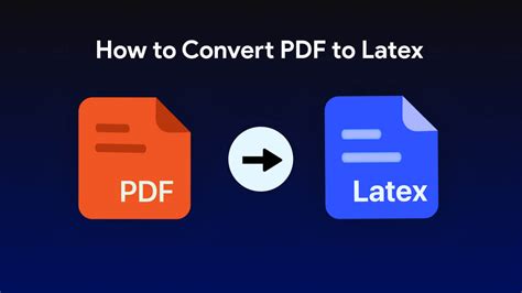 Recover PDF to LaTeX - Stack Overflow