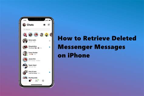 Recover deleted messages in messenger iphone