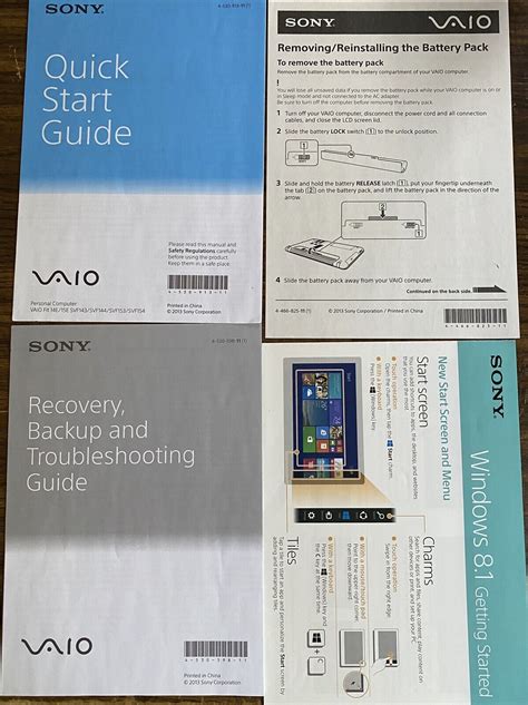 Recovery Backup And Troubleshooting Guide Sony Vaio