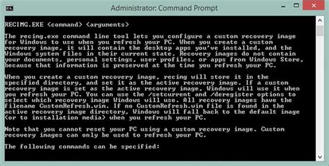 Recovery Console What It Is a List of Commands