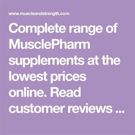 Recovery Supplements: Huge Range, Lowest Prices at Muscle